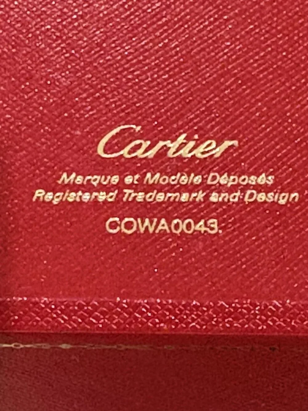 Cartier Pasha Watch Box in Red Leather